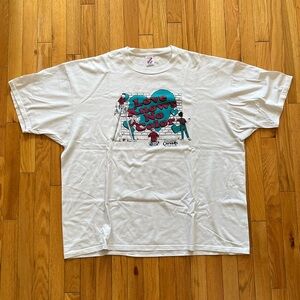 VTG Jerzees Love Knows No Color Single Stitch T-Shirt Children Mural Decatur 90s